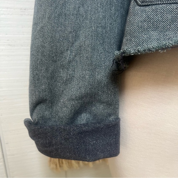 Up cycled selvedge denim cropped jacket - Picture 6 of 15